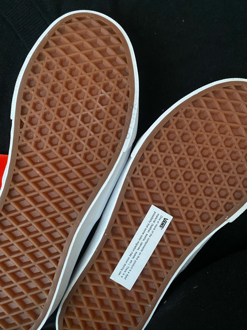 Vans Light Blue Canvas Low-Top Sneakers with Cream Laces - Picture 11 of 12